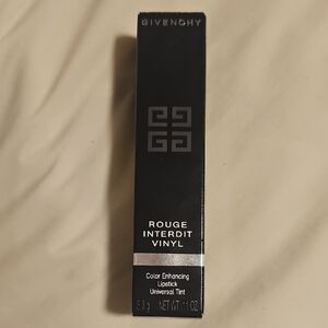 Givenchy Rouge Interdit Vinyl Lipstick in Black